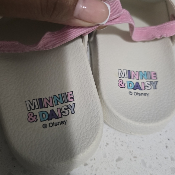 Primark Kids Sandals - White and Pink with Character Design - Picture 5 of 8